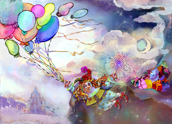 полет гнома(эскиз)