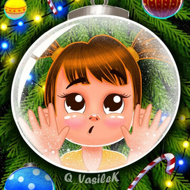 новогодний иллюстрация 