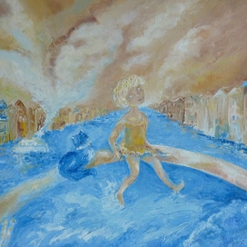 Синий кот и белый теплоход