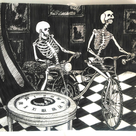 для скетчпроекта (путеводитель по музею смерти и крематорию)