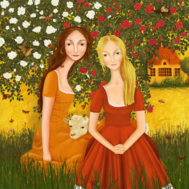 к сказке "Snow White and Rose Red"