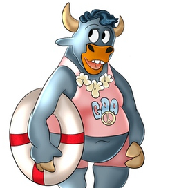 Бык-спасатель 