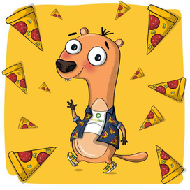 Суселл. Фирменный персонаж "PizzaSell"