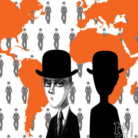 Иллюстрация к повести Джеймса Крюса "Тим Талер, или проданный смех".