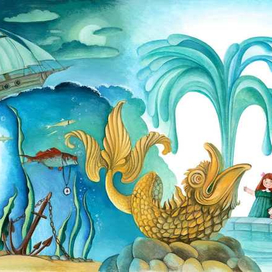 Фонтан и компас