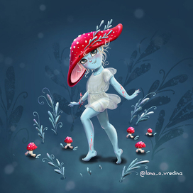 Девочка-мухоморчик