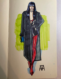 Фэшн иллюстрация 