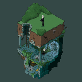 Уровень в изометрии (концепт)