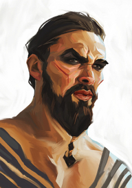 Джейсон Момоа в роли Кхала Дрого