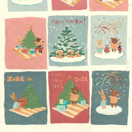 Разработка серии открыток