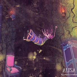 Иллюстрация к книге "Алиса в стране Чудес"