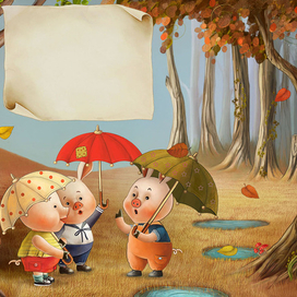 Три поросенка iPad