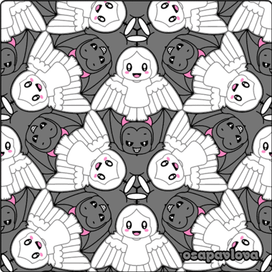 Angels and Devils - Escher theme