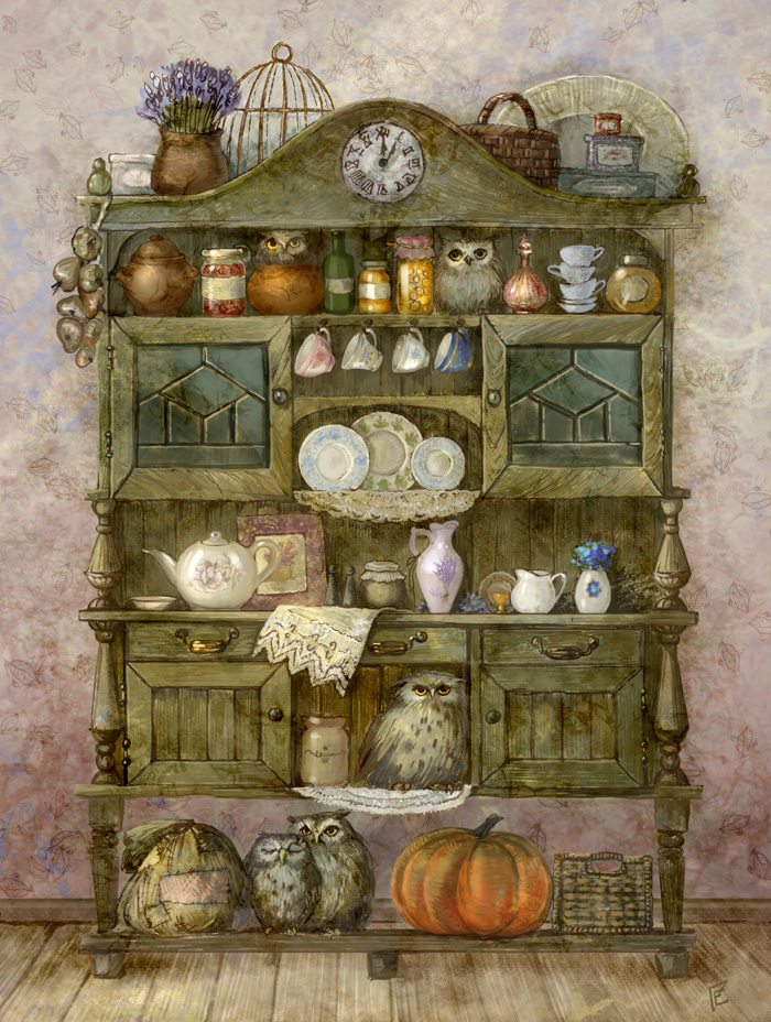 Буфет с совами