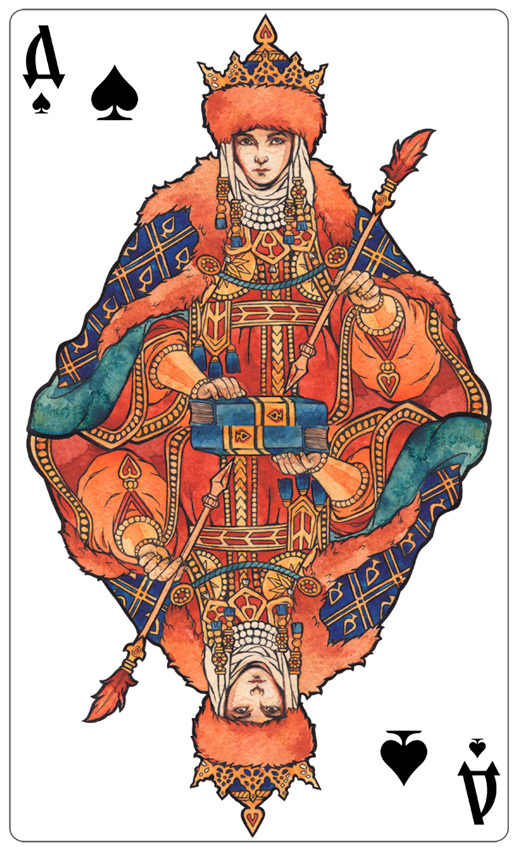 - Дама Пик (цвет) -