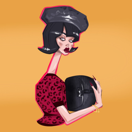 Dior. Fashion illustration. 