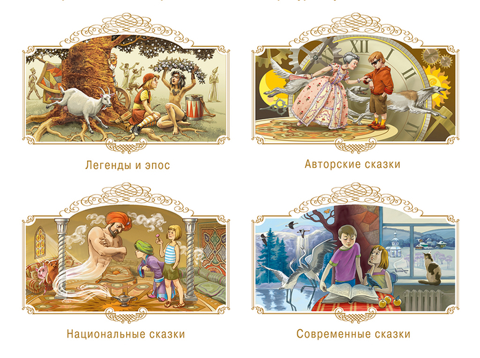 Иллюстрации к главам хрестоматии по литературному чтению для 3 класса