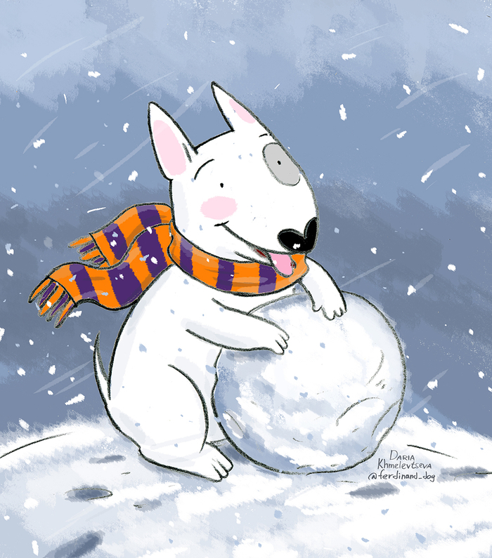 лепим снеговика с Фердом