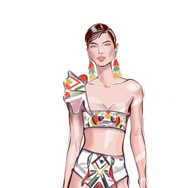 Девушка в купальнике