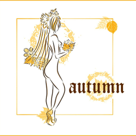 Beautiful seasons: Autumn / Adobe Illustrator Draw