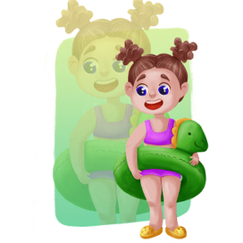 Малышка с кругом