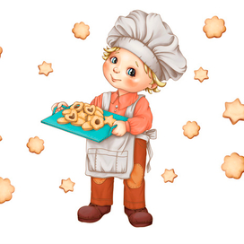 Мальчик с печеньками