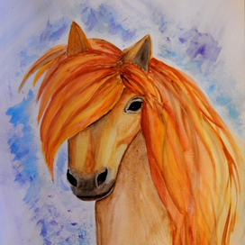 Золотистая лошадка