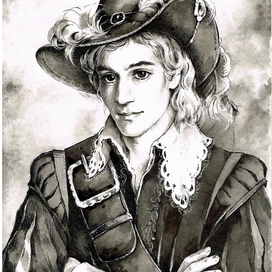 юноша в шляпе