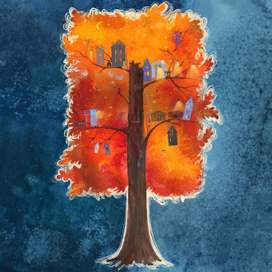 Осенне дерево чудес 