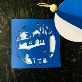 Открытка рождественская 3