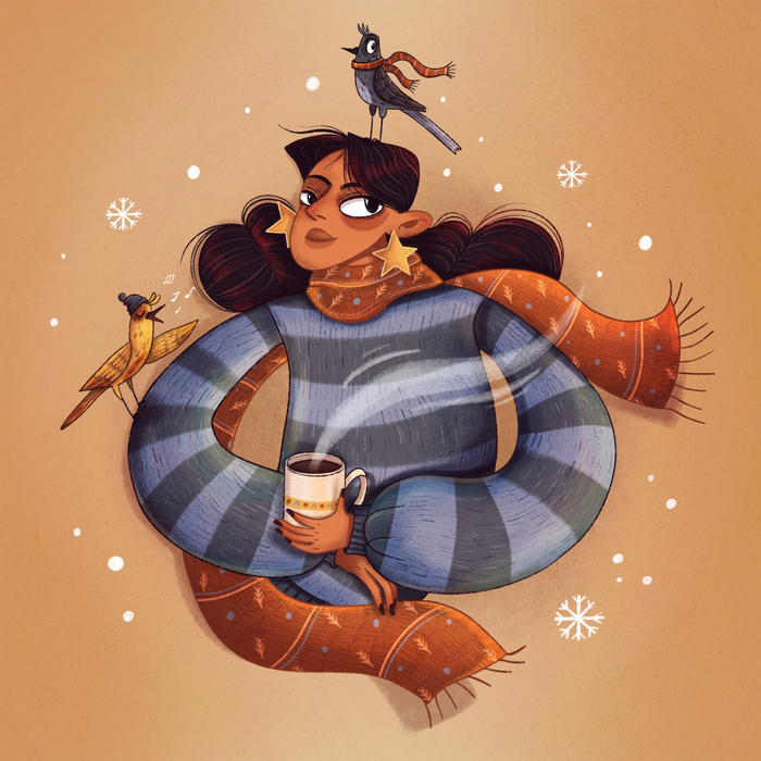 Иллюстрация к челленджу DTIYS от Daniela Danielyan