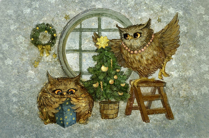 Новогодние совы
