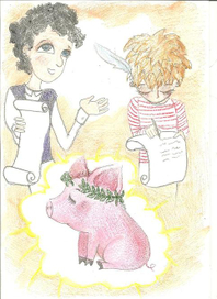 Иллюстрации к сказке про поросенка