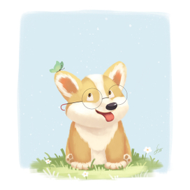 Маленький корги