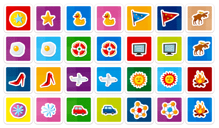 набросок карточек для игры