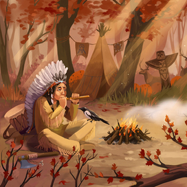 Magic book illustrations