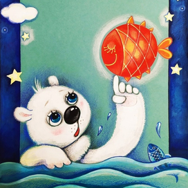 Афиша к кукольному спектаклю