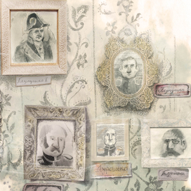 Иллюстрации к "Помпадурам и помпадуршам" Салтыкова-Щедрина