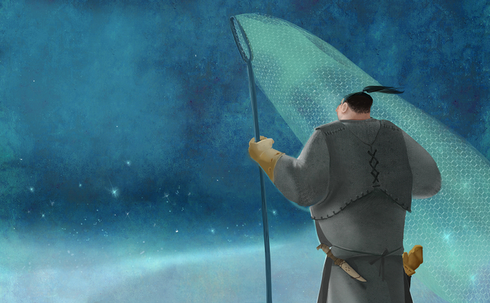 Великан с сетью