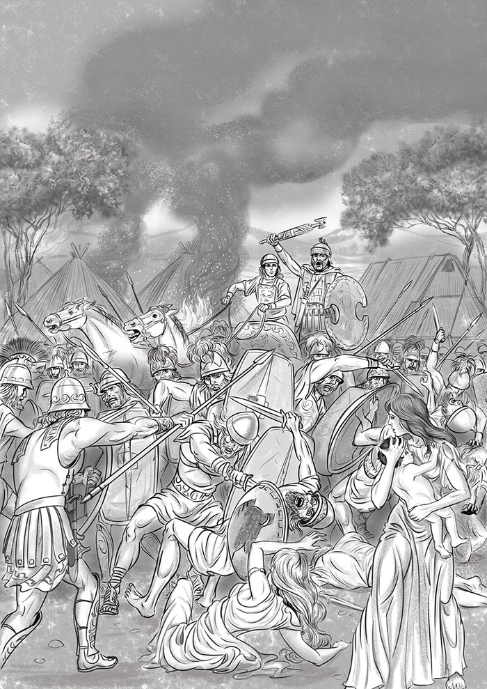 Нападение Ромула на самнитов