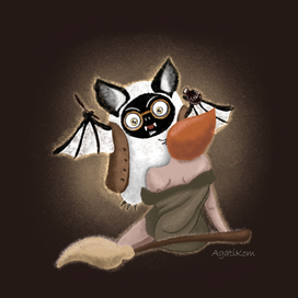 Летучий мыш- визажист