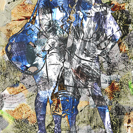 Осенний ультрамарин стиль