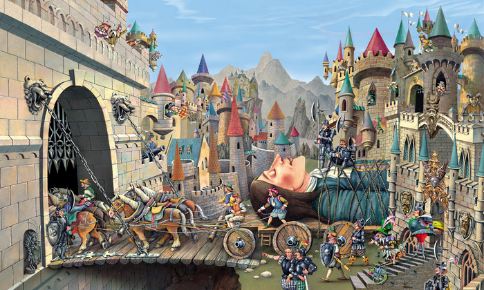 "Гулливер в стране лилипутов"