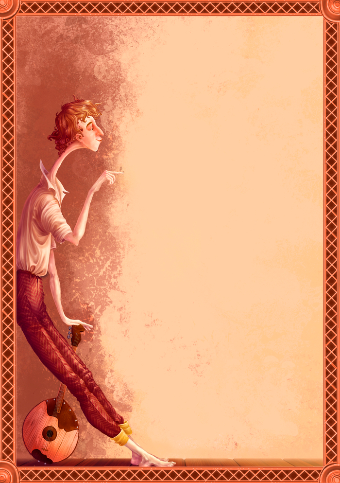 Иллюстрация к сборнику стихов