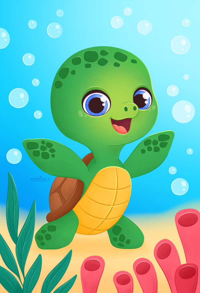 Детский пазл Черепашка