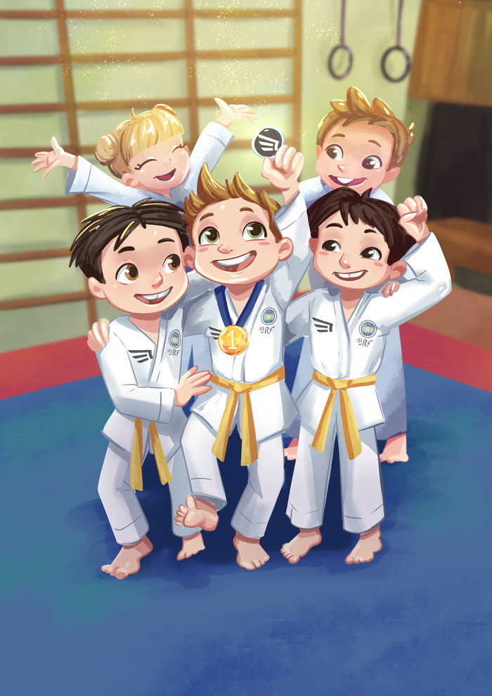 Иллюстрация для дневника тхэквондиста