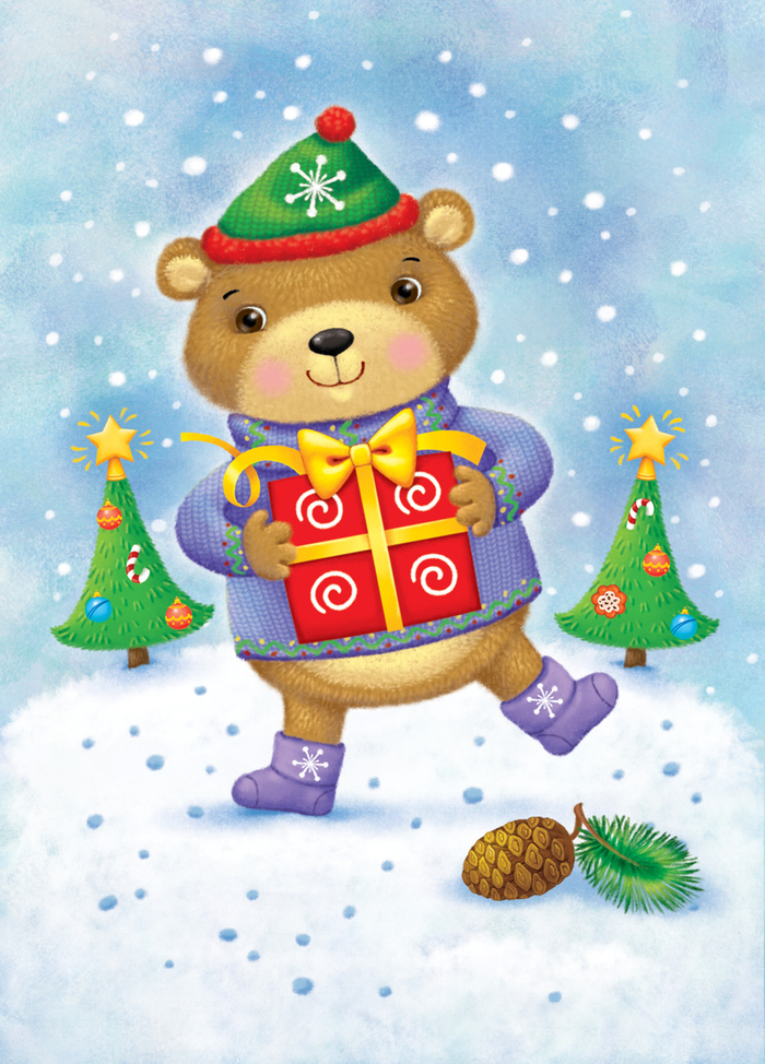 Новогодняя открытка