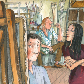 В мастерской