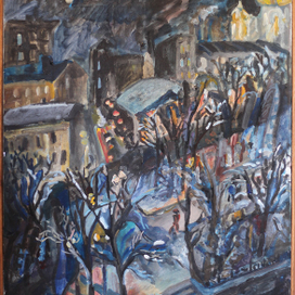 Зимняя ночь на гоголевском 