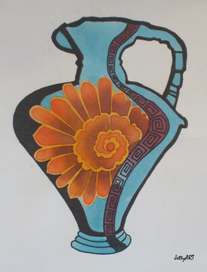 Декоративное решение кувшина